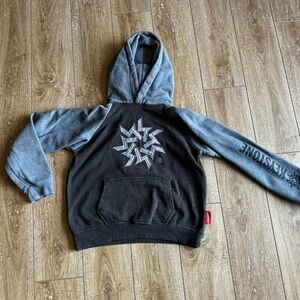 Keystone Grey Hooded Boy’s Sweatshirt Size Medium